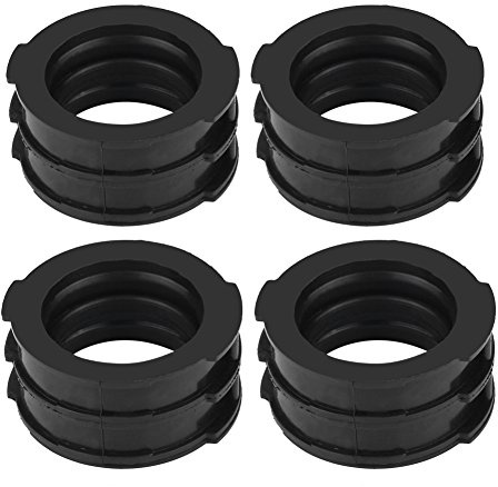 Manicotto aspirazione vmax 1200 + Stivali collettore di aspirazione, 4 Pezzi Collettore di aspirazione carburatore carburatore Giunto per V-Max 1200 VMX12V 1985-2007