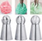 BLUGUL Fleur Russe Douille, 3pcs Balle Douilles, pour la Décoration des Gâteaux, Balle
