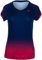 Babolat Damen Compete Cap Sleeve Top W Unterhemd, Blau (Estate Blue/Rot (Vivacious Red), XO