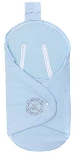 Fillikid - Einschlagdecke/Decke Filliwrap - Prince hellblau - passend für Gr. 0 Autositz