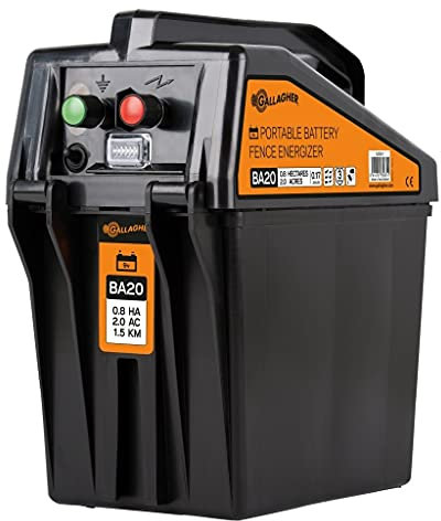Gallagher BA20 battery fence energiser (9V/12V)