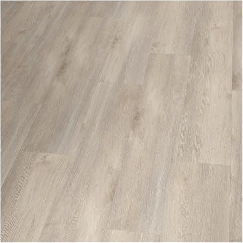 HORI Klick Vinylboden SPC Eiche Mailand, strukturierte Diele, 2,148 m², wasserfest und für Fußbodenheizung geeignet, langlebig und pflegeleichter Hartvinylboden