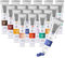 Paul Rubens Oil Paint Set, 18 Bright Colours with High Saturation, 50ml Large Capacity Tubes, Fast Drying Oil Colour Paint with Creamy Texture and Consistency for Artists, Students, Beginners.