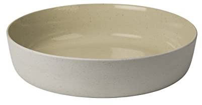 blomus Salatschüssel -SABLO- | Farbe Savannah | Größe M | Höhe 7,5cm, Breite 28cm, Länge 28,5cm