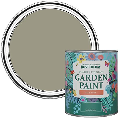 Rust-Oleum Peinture Violette Résistante à l'humidité pour Jardins, Finition Satinée - Racine 750ml