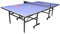 TechFit Tavolo da Ping Pong Professionale per Interni - Pieghevole da Interno con Inclinazione Unilaterale, Struttura Metallica Nera, Rete da 180 cm, Roti Silconate con Freni, 274x152,5x76 cm