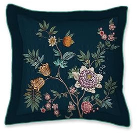 PiP Studio Zierkissen Il Paradiso Square Cushion Farbe Dark Blue Größe 45x45