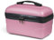 KINSTON Vanity Trousse de Toilette Cosmétiques, Rigide avec Poignée, Organisateur de Voyage, Boîte de Rangement - Grande capacité (Rose/Grand Modèle)