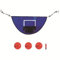 Trampolin Basketballkorb, Universal Mini Basketballkorb, Abreißrand zum Eintauchen Trampolin Basketballaufsatz mit 3 Mini Basketbällen,Trampolin Zubehör für Kinder Erwachsene Innen und Außenbereich