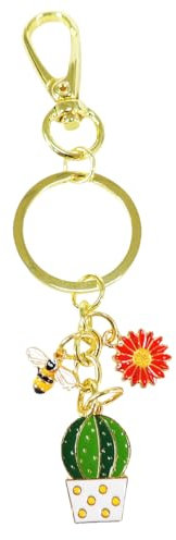 scicent Key Chains Cactus Plants Flower Keychains Cute Key Rings for Women Key Accessory for Bag Purse Phone Keyring Gifts for Family - 32020
