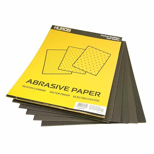 Huron Premium Sandpaper 11x9 Wet/Dry 500 Grit (20 pc)