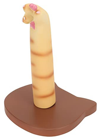 LetCart Porte-rouleau de papier toilette en résine en forme de griffe de chat, support de réserve de papier toilette pour salle de bain et cuisine, support de rouleau de papier toilette, design