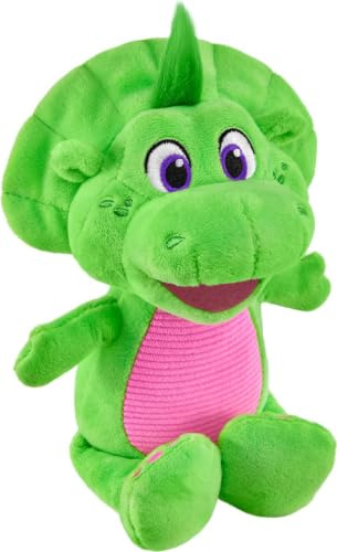 Fisher-Price Barneys Welt Plüsch Baby Pop 20 cm Dinosaurier-Plüsch | Spielzeug für Kleinkinder, Plüschfigur für Vorschulkinder, ab 2 Jahren, HVF41