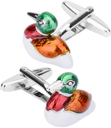 Manschettenknöpfe Herren Hochzeit, Cufflinks Men Set Entenküken Bunt Manschettenknöpfe Cool