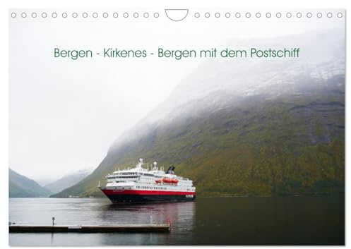 Bergen - Kirkenes - Bergen mit dem Postschiff (Wandkalender 2026 DIN A4 quer), CALVENDO Monatskalender: Mit dem Postschiff Norwegen erleben (CALVENDO Orte)