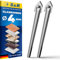 S&R Juego de 2 Brocas de 4mm para Vidrio de Carburo para Cerámica Vidrio Porcelana Azulejos