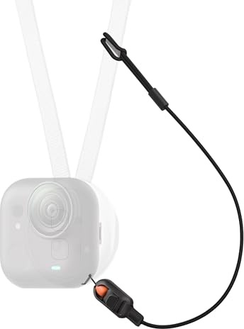 Insta360 GO Ultra Schnellspann-Sicherheitskordel Schwarz