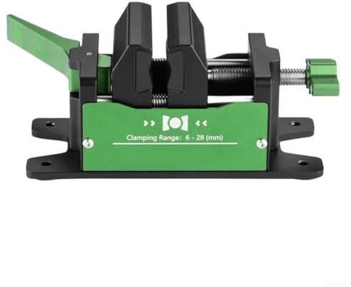 GLOBALHUT Golf Club Shaft Vise Clamp, Golf Club Metal Quick Release Clamp, Portable Golf Club Repair Tool for DIY Regrip at Home