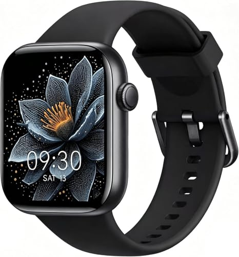 Smart Watch for Men Women Answer/Make Call, 1.85 Smartwatch, Fitness Watch with Heart Rate Blood Pressure Sleep Monitor, 140+Sports, IP68 Waterproof Step Counter Watch Compatible with Android IOS