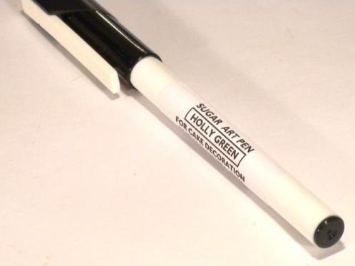 Sugarflair Edible Food Colouring Colour Pens 4 Cake Decorating - HOLLY GREEN