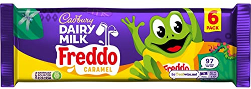 Cadbury Dairy Milk Freddo Chocolate Caramel Bars Multipack, 6x19.5 g