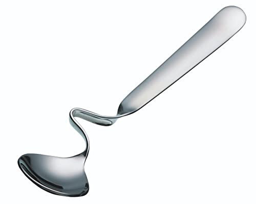Kitchen Craft - Cuillère à Miel Incurvée en Inox, 14.5 cm