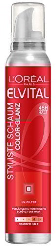 L'ORÉAL PARiS ELVITAL STYLISTE Schaumfestiger Color-Glanz