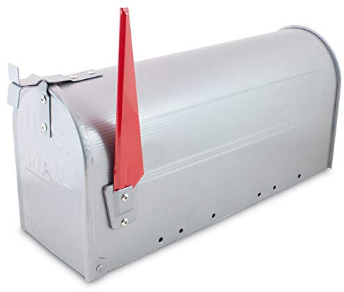 US Mailbox Amerikanischer Briefkasten Standbriefkasten Wandbriefkasten Letterbox Silber