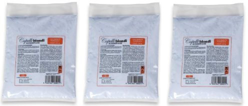 3er Set: Capelli biondi staubfreies Blondierpulver im 500 Gramm Beutel