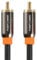FosPower - 3 Meter Koaxialkabel Cinch Kabel RCA Digital Audio | 24K Vergoldeter Stecker | RCA-Stecker auf RCA-Stecker | cinch auf klinke 3,5 für Heimkino 5.1, HDTV, Soundbar, Subwoofer Kabel | 3m