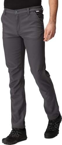 Regatta Fenton Herren Hose mit Langen Beinen, wasserabweisend und windabweisend XX-Small Grau