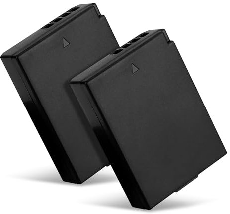 CELLONIC, Battery for Camera compatible with Canon EOS 2000D, 1100D, 1300D, 1200D, LP-E10 (7.4V, 1020mAh) 2 Pieces
