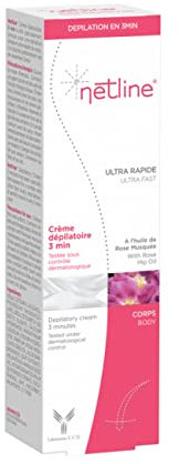 Netline Crème Dépilatoire 3 Min Corps, 150 ml