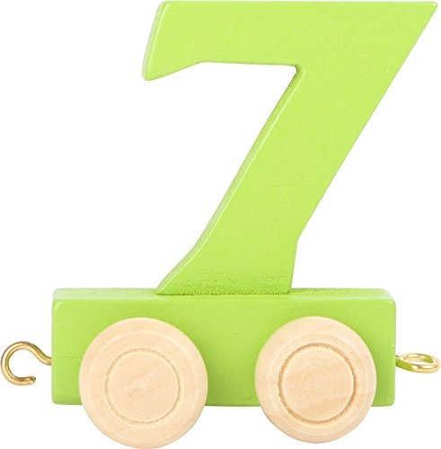 Buchstabenzug | Geburtstags Zahlen und Waggon mit Kerzenhalter | Holzeisenbahn | EbyReo? Namenszug aus Holz | personalisierbar | Geburtstag oder als Deko f?r den Geburtstagstisch (07 Zahl 7)