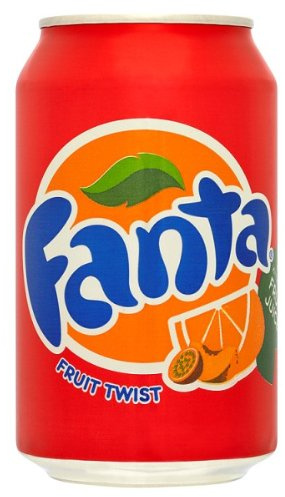 Fanta Fruit Twist 330ml (Packung mit 24 x 330 ml)