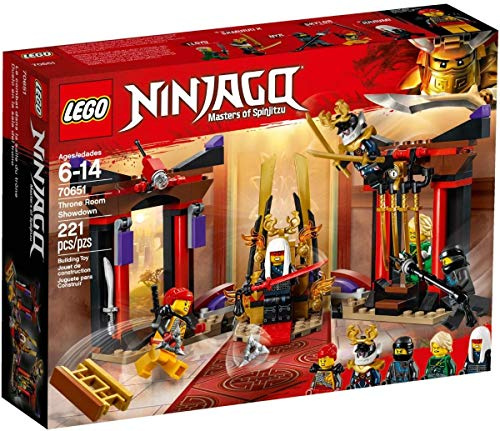 LEGO NINJAGO Masters of Spinjitzu: Throne Room Showdown 70651 Building Kit (221 Piece)