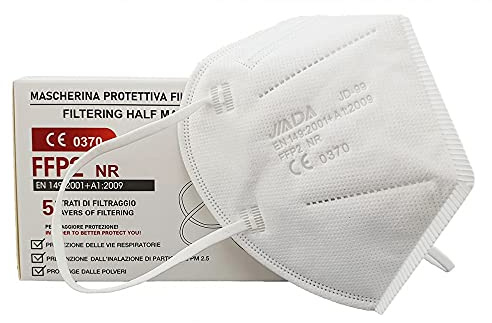 Jiada HOHER SCHUTZ 25 CE-zertifizierte FFP2-Mundschutz-Masken einzeln verpackt