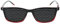 VANLO Rasterbrille 415-ASRG - schwarz roter Rahmen - normales Raster
