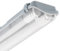 CLAR - Pantalla Estanca LED 10W, Luminaria 60cm, 2 Tubos 60cm (No Incluidos), Pack 1