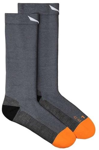 Salewa Herren Mtn Trn Am Crew Merino Socks, GREY MELANGE, 42 EU