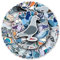 Pigeons Aufkleber für Laptop (50 PCS),Geschenk für Kinder Jugendliche Erwachsene Jungen,Tauben Stickers Wasserdicht Vinyl Aufkleber für Scrapbook,Skateboard,Auto,Gepäck