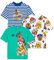 PAW PATROL Boys T-Shirts 3er Pack | Kleinkind Kinder Trümmerjagd Marshall Rescue Welpen | Blau Grün Weiß Top | TV-Show Geschenke