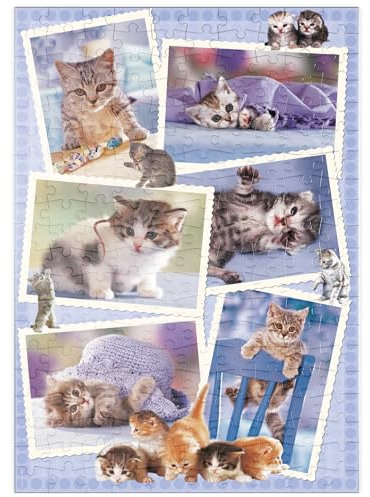 MyPuzzle Cats - Monika Wegner - Little Friends - Premium 200 Teile Puzzle - MyPuzzle Sonderkollektion von Heye Puzzle