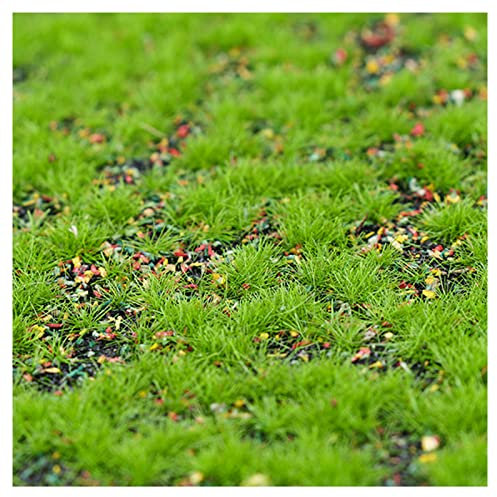 LYXXW Kunstrasen Für Den Innenbereich, Simulation, Pflanze, Hintergrund, Wand, Grünes Moos, Künstliche Grasflecken Für Landschaftsdekoration, Heimdekoration, Dekoration, 20x20Zoll,Bunt