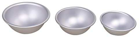 COHEALI 6stücke Teiliges Halbkreis Badebomben Formen Aus Lebensmittelechter Aluminiumlegierung Selbermachen Von Diy Badesalzbomben Für Haushalt Und Geschenk