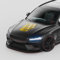 Finest Folia Rennstreifen Auto Aufkleber für Motorhaube Motorrad Bus Sticker Kfz Zubehör Tuning Dekor Design Folie Racing Streifen Dach KX077 (06 Chrom Gold)