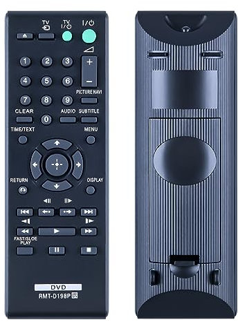 TCNOUMT New Replacement for Sony DVD Remote Control RMT-D198P, Compatible with Sony DVD Player DVP-SR120 DVP-SR150 DVP-SR160 DVP-SR170 DVP-SR350 DVP-SR360 DVP-SR370 DVP-SR750H DVP-SR760HP