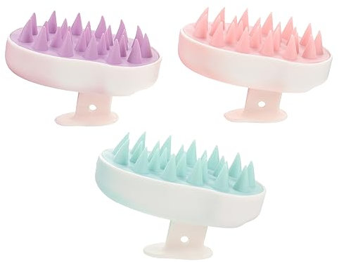 DOITOOL 3stücke Haarpeeling Und Kopfhaut-massagegerät Handbetrieben Shampoo-bürste Für Haare Waschen Tpe-material Für Kopfhaut