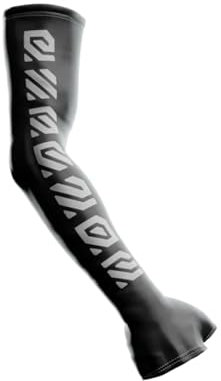 Wallhack Gaming Column Arm Sleeve with Hand Support | Gaming Setup Accessories Protective Sleeves for Arms | Compression Gamer Sleeves to Cover Arms | Black |Large - X-Large