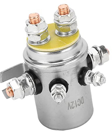 Relais de Treuil 300 A, Relais de Treuil DC 12 V Relais de Puissance ATV Accessoire de Relais de Démarrage étanche avec Bobine en Laiton pour Véhicule Tout-terrain ATV DC 12 V